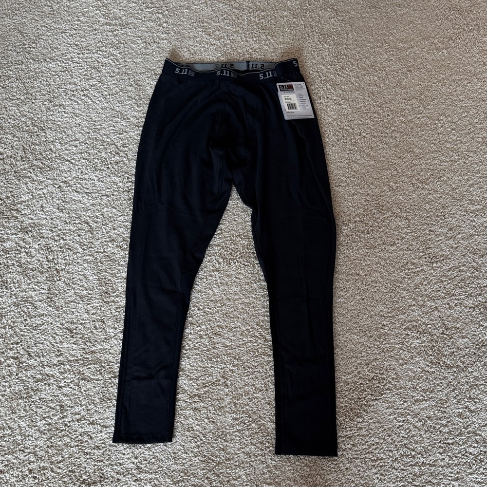 5.11 Tactical Mens Black Leggings